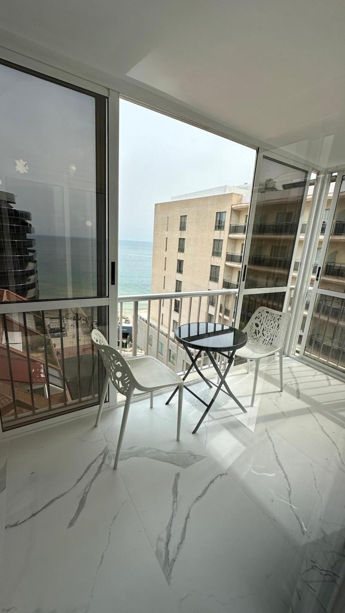 SeaView 2 Bed Apart , 30m from Playa Arenal, Garage Apartment Calpe Bagian luar foto